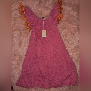 Pink and Orange Mer Dress